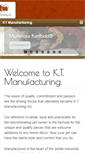 Mobile Screenshot of ktmanufacturing.com