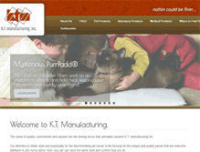 Tablet Screenshot of ktmanufacturing.com